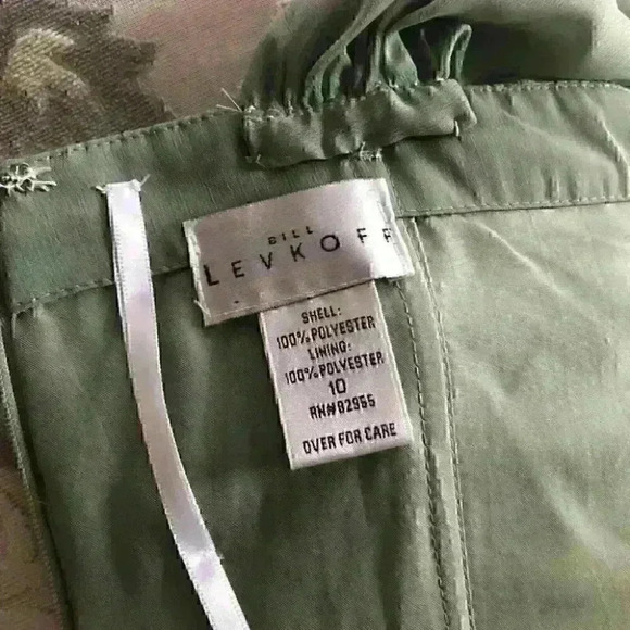 Bill Levkoff Dress Bridesmaid Bodycon Sage  Green - Picture 6 of 8